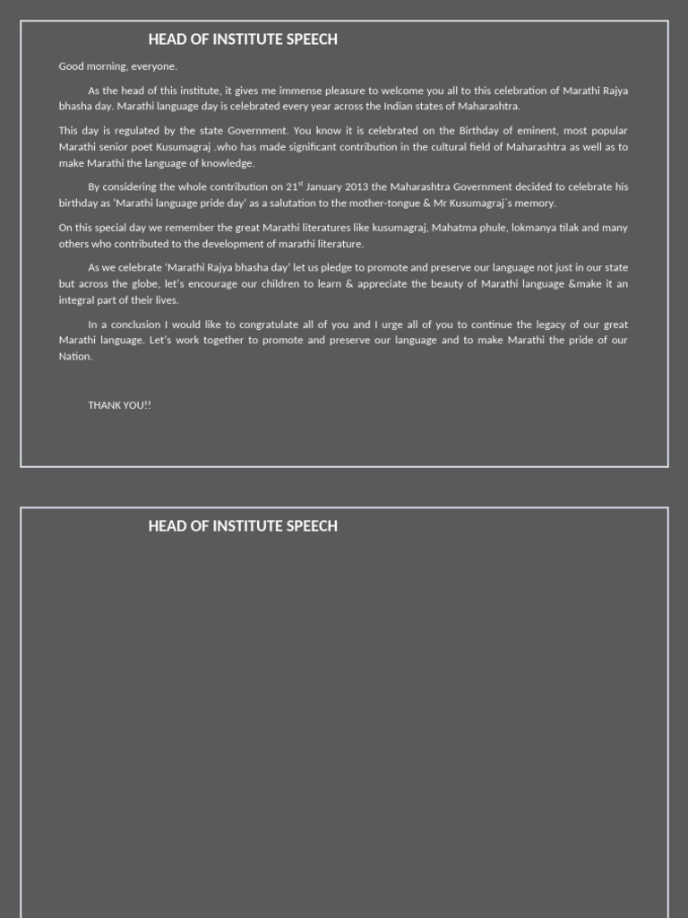 HOI Speech | PDF | Travel