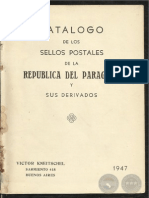 Catalogo de Los Sellos Postales de La República Del Paraguay y Sus Derivados - Correo Ordinario - PortalGuarani