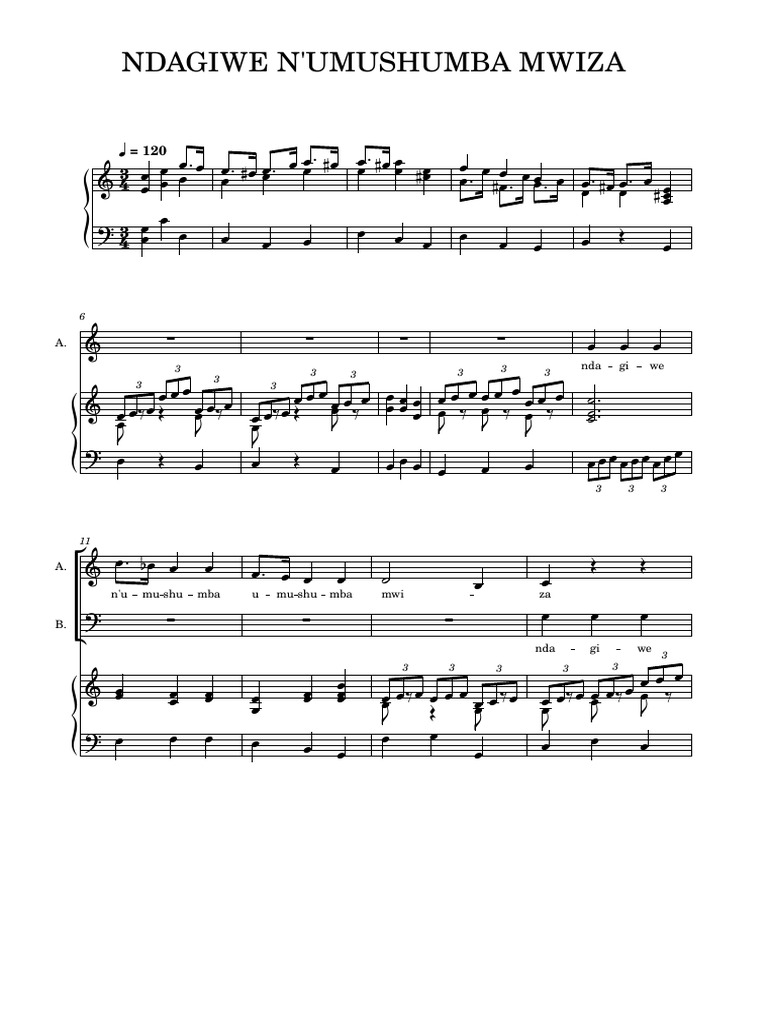 NDAGIWE N'UMUSHUMBA MWIZA Insights | PDF
