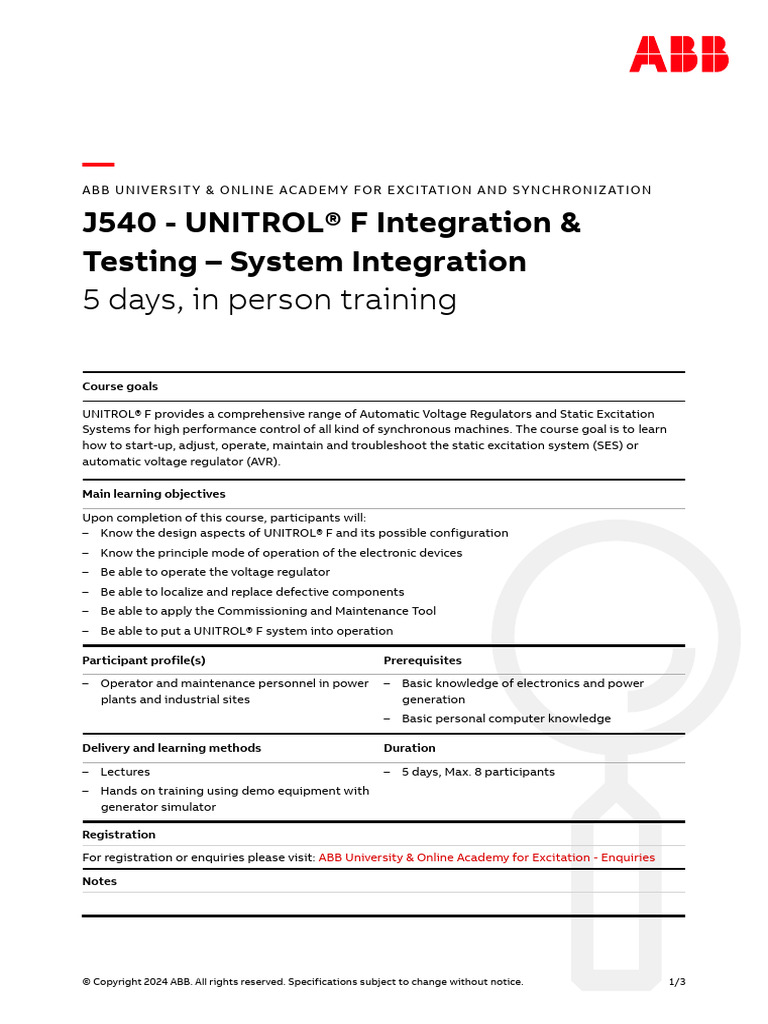j540-unitrol-f-integration-testing-system-integration-5-days-in-person