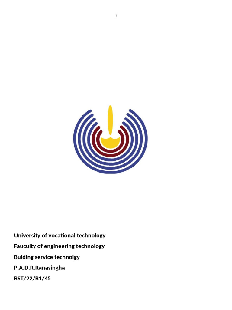 University of Vocational Technology | PDF | Natural Environment | Built ...