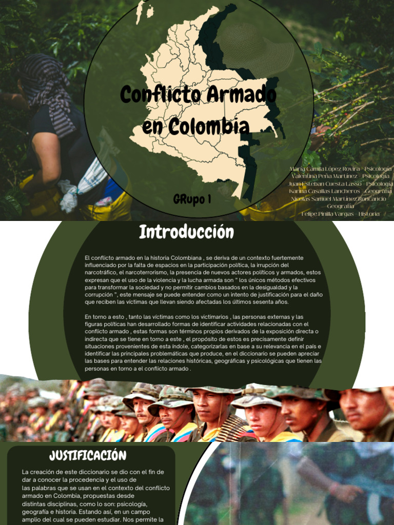 Diccionario del Conflicto Armado en Colombia | PDF | Colombia | Violencia