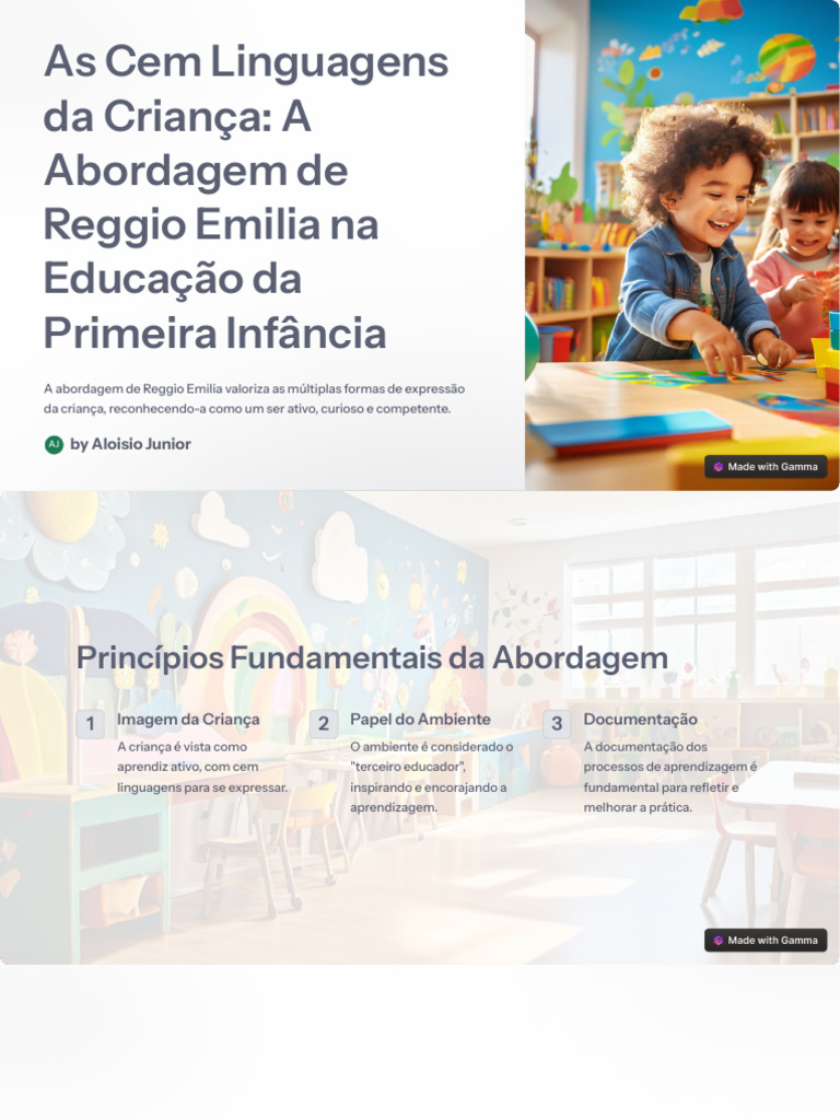 As Cem Linguagens Da Crianca A Abordagem de Reggio Emilia Na Educacao ...