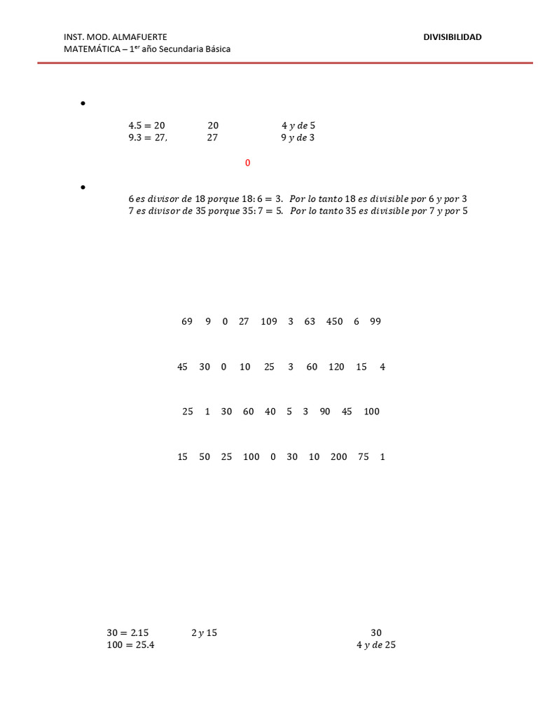 Actividad de matematicas pdf matem tica elemental aritm tica
