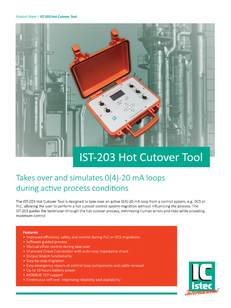 IST-203 Hot Cutover Tool Overview | PDF