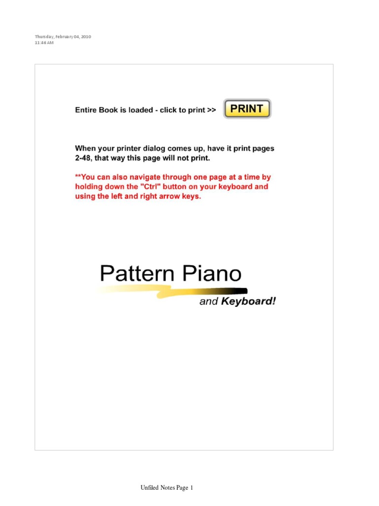 Unfiled Notes Compilation 2010 | PDF