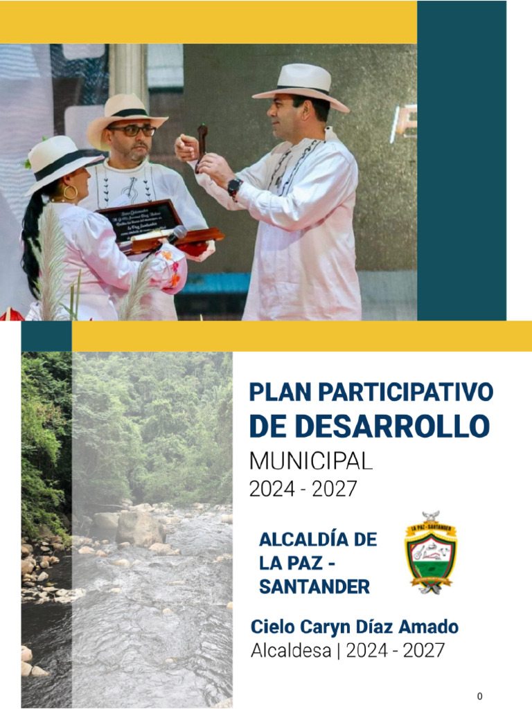 Plan de Desarrollo Municipal La Paz 2024-2027 | PDF | Planificación ...