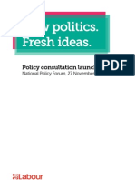 New Politics-Fresh Ideas