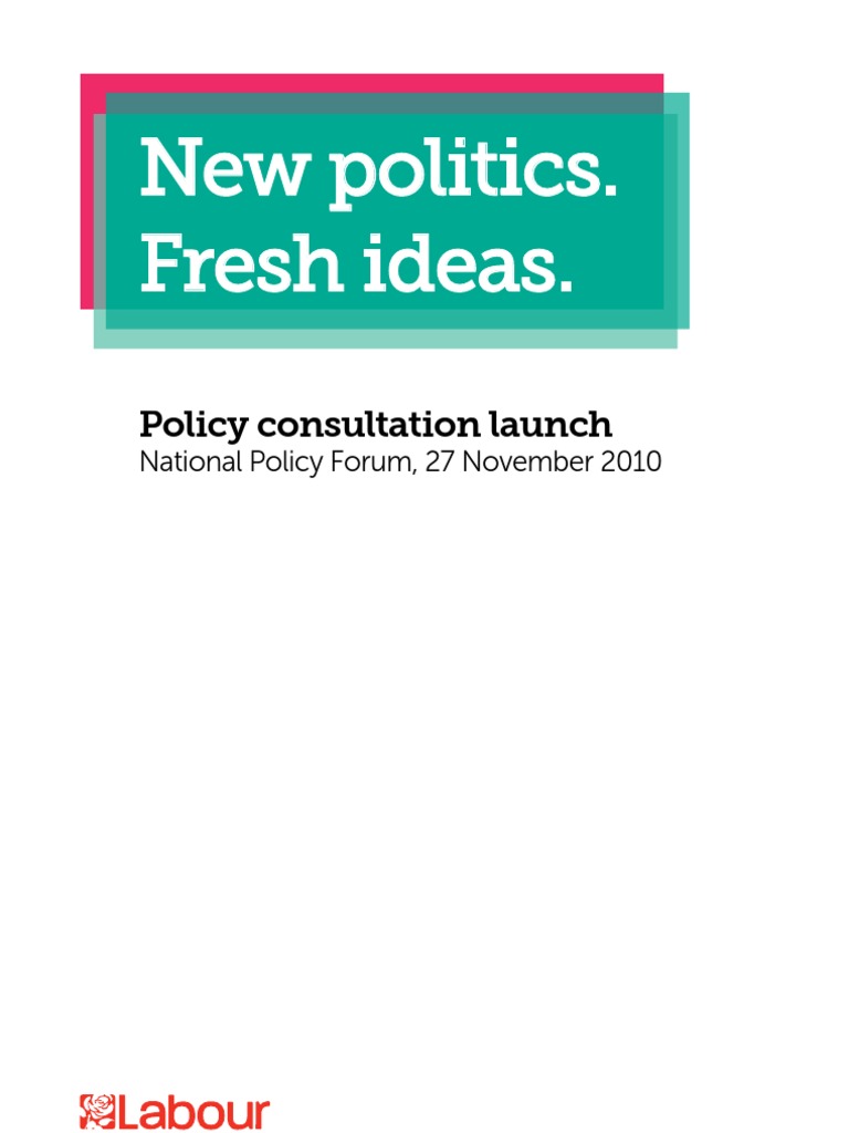 Labour's Policy Consultation Initiative | PDF | Recession | Labour ...