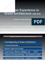 (2) Egyptian Experience in Green Architecture (1994-2008)