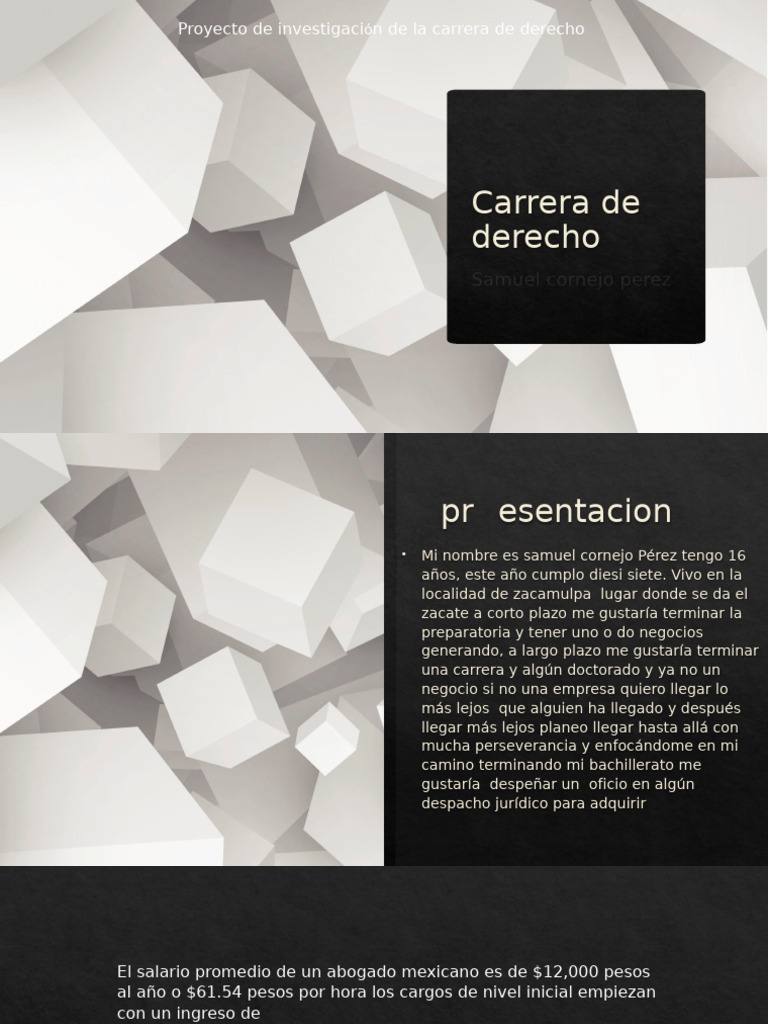 Carrera de Derecho | PDF