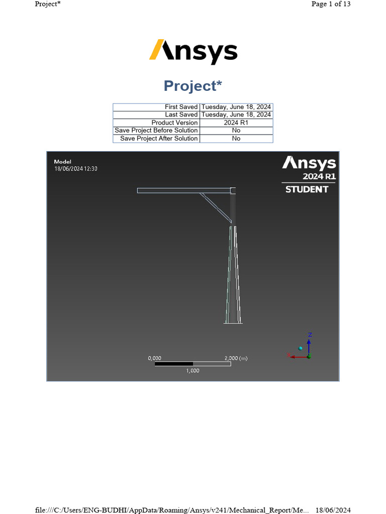 SWL Crane Analysis v241-006 | PDF | Strength Of Materials | Ultimate ...
