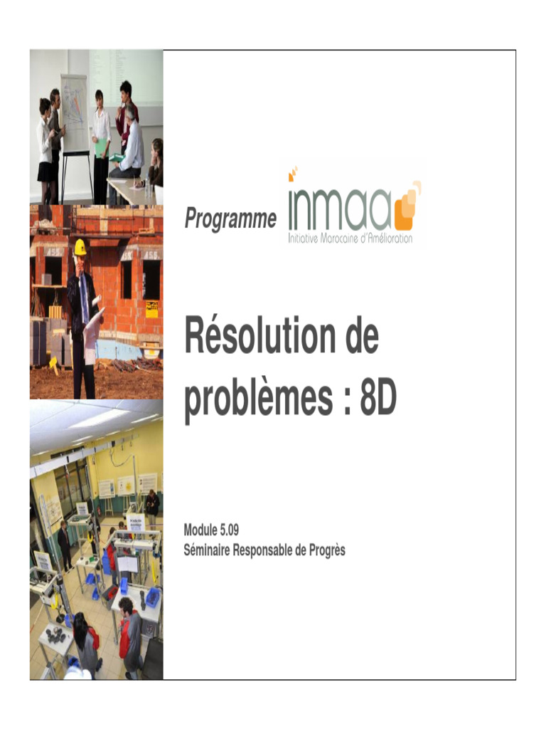 Résolution de problèmes avec 8D | PDF
