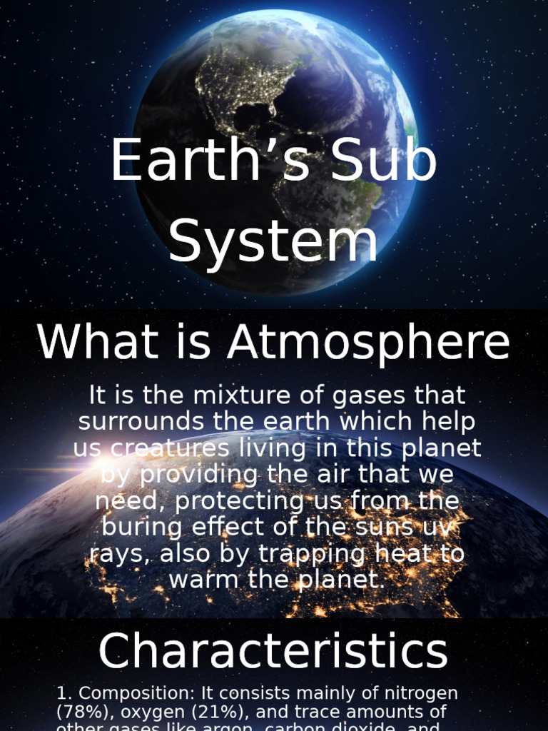 Earth's Atmosphere and Biosphere Explained | PDF | Atmosphere Of Earth ...