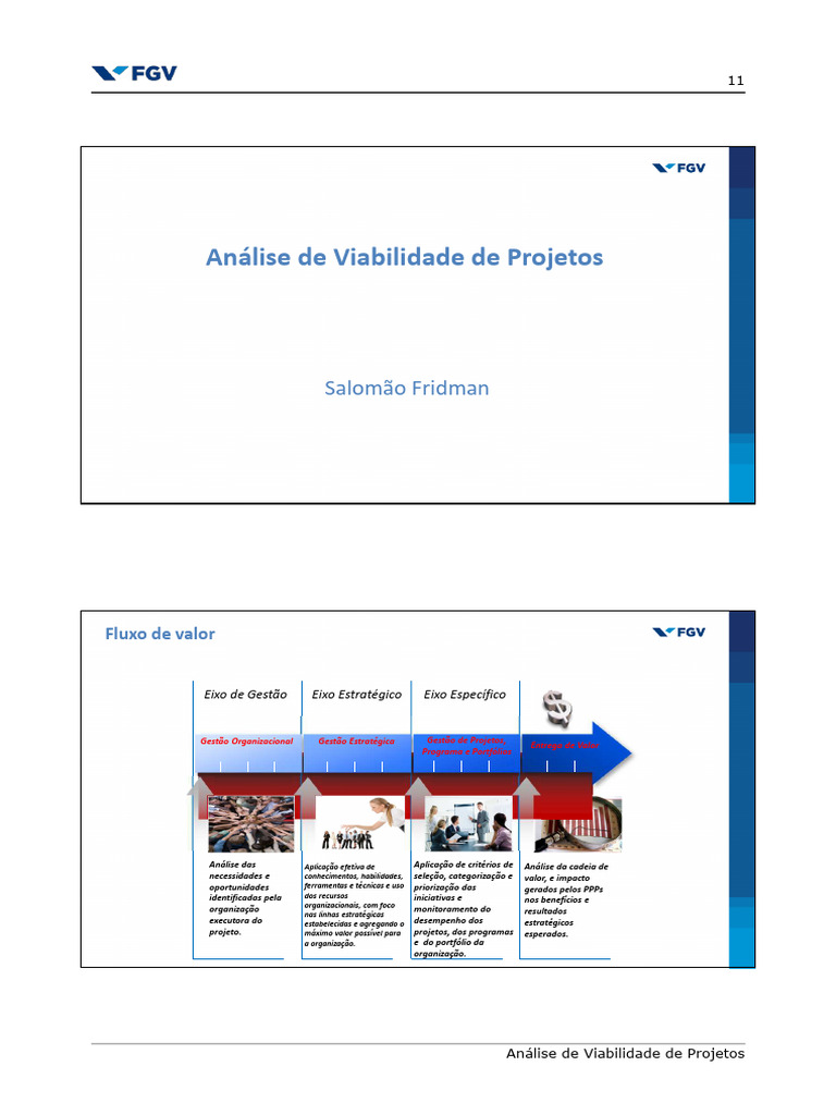 02 Apostila - AVP - Slides - 2022 | PDF | Fluxo de caixa | Investimentos