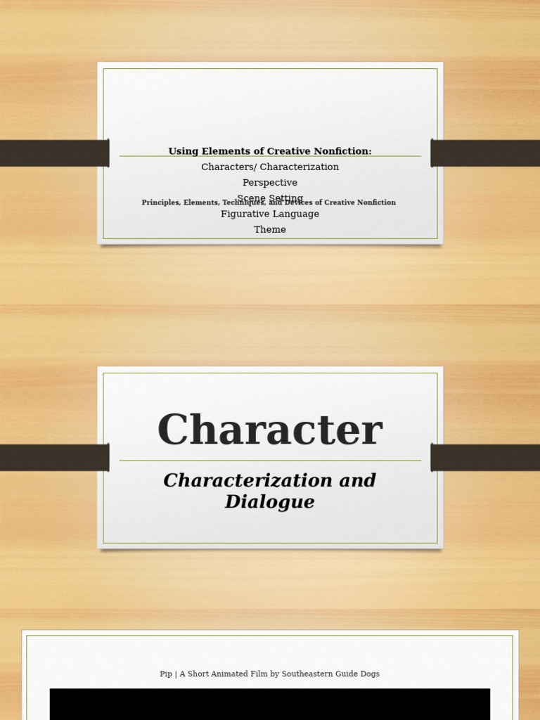 CNF q3 Lesson 6 Elements of CNF Part 2 | PDF | Narration