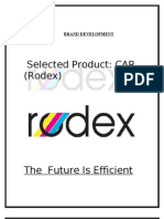 Selected Product: CAR (Rodex) : Brand Development