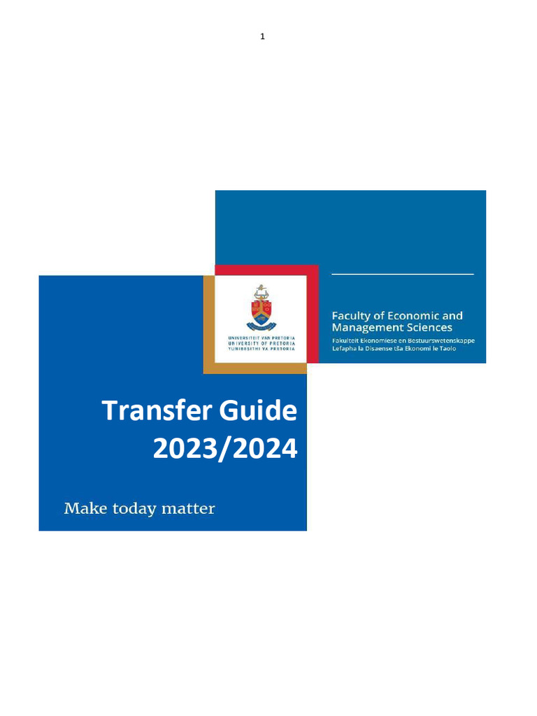 Transfer Guide 2023 2024 Final - zp228664 | PDF | University And ...