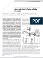 Letters: Protein Structure Determination in Living Cells by In-Cell NMR Spectros