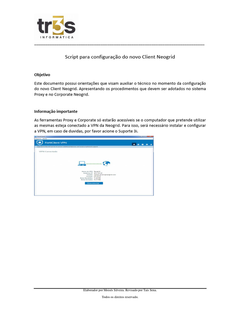 Configuração do Client Neogrid Passo a Passo | PDF | Autenticação ...