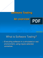 Software Testing An Overview: Srihari Techsoft