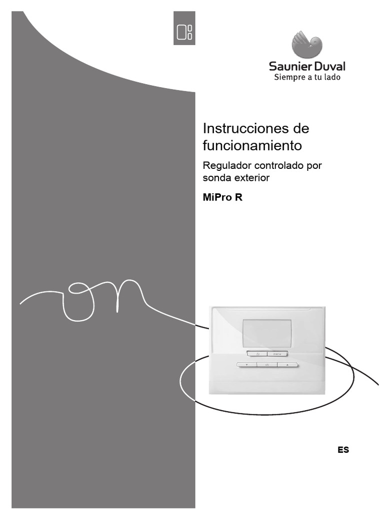 Mi Pro R Manual de Usuario 1797520 | PDF | Agua | Termodinámica