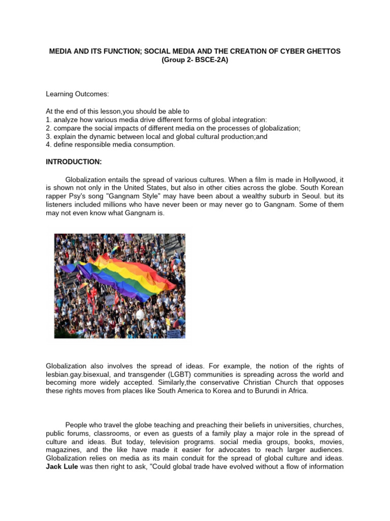 Media and Its Function Chapter2 | PDF | Mass Media | Social Media