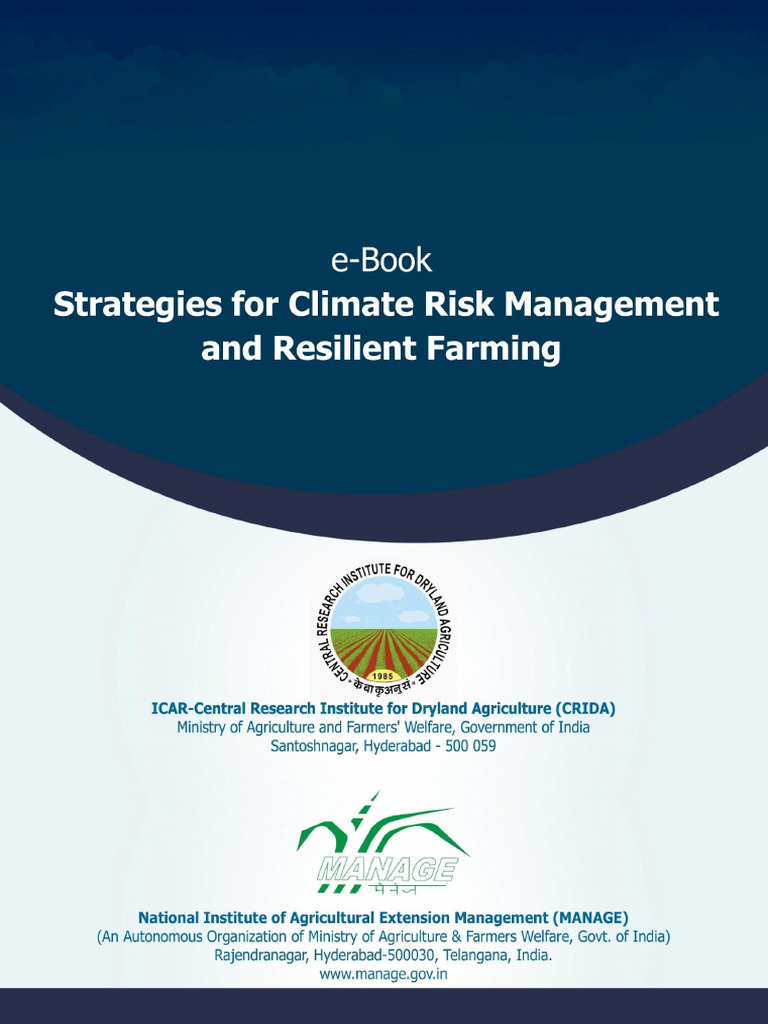 Strategies For Climate Risk Management and Resilient Farming | PDF ...