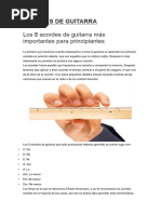 21 Acordes de Guitarra para Principiantes | PDF | Acorde (Música ...