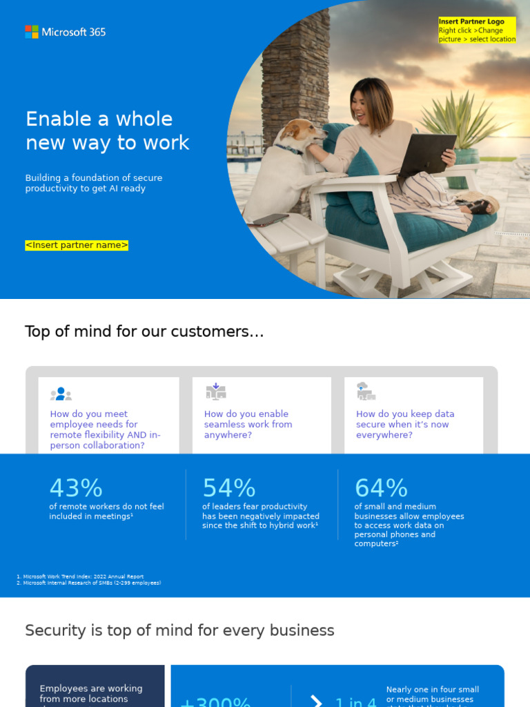 Secure Productivity with Microsoft 365 | PDF | Mobile App | Security