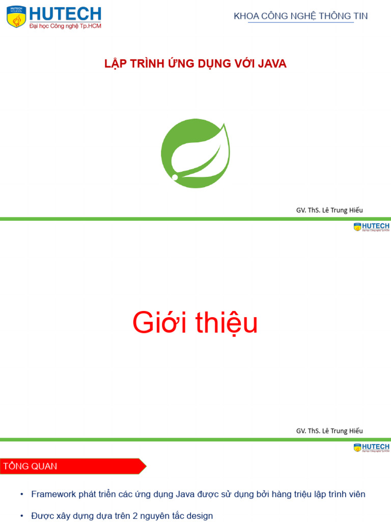 Lt Java - Lê Trung Hiếu - Spring Mvc | PDF