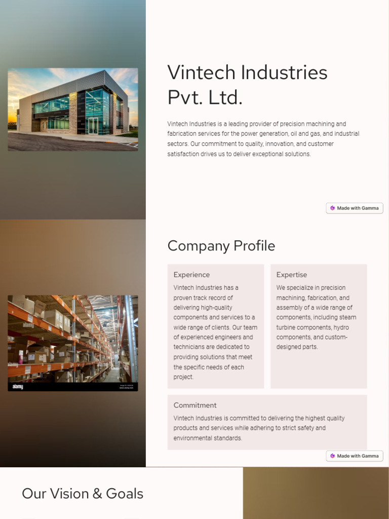 Vintech Industries: Precision Machining Services | PDF | Turbine ...