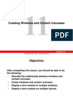 Creating Windows and Content Canvases