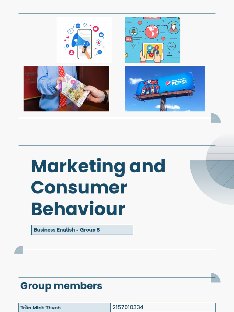 Group 8 - Marketing and Consumer Behaviour | PDF | Market Segmentation ...