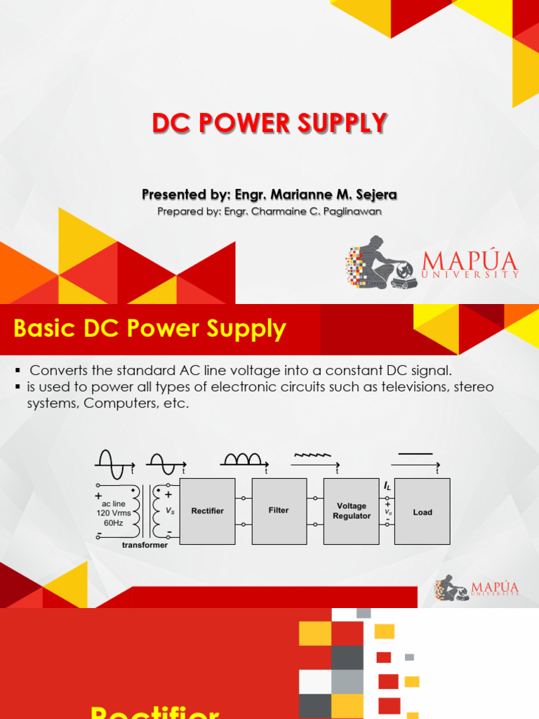 Part 3 - DC Power Supply | PDF | Rectifier | Power Supply