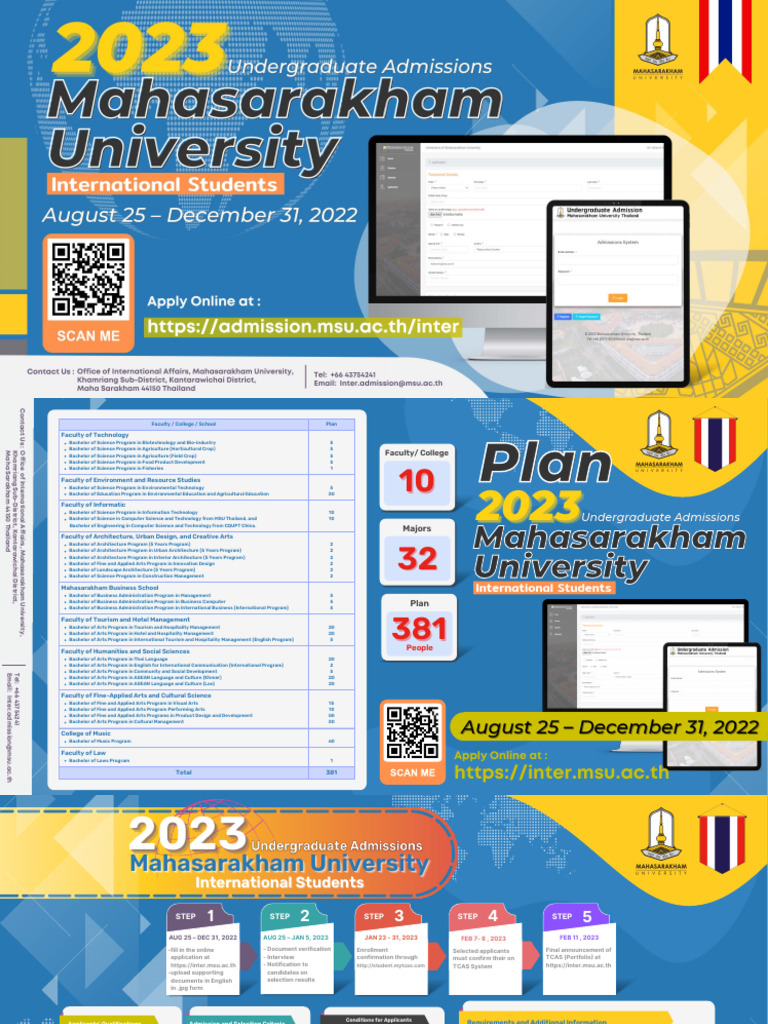 MSU International Admissions Guide | PDF | Bachelor's Degree ...