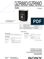 Service Manual: DVD Deck Receiver DVD Receiver