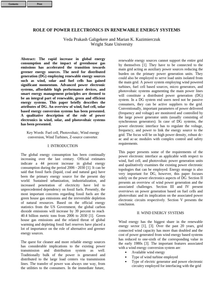 Power Electronics in Renewable Systems | PDF | Photovoltaics | Wind Power
