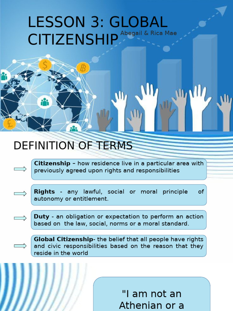Global Citizenship | PDF | Citizenship | Social Psychology