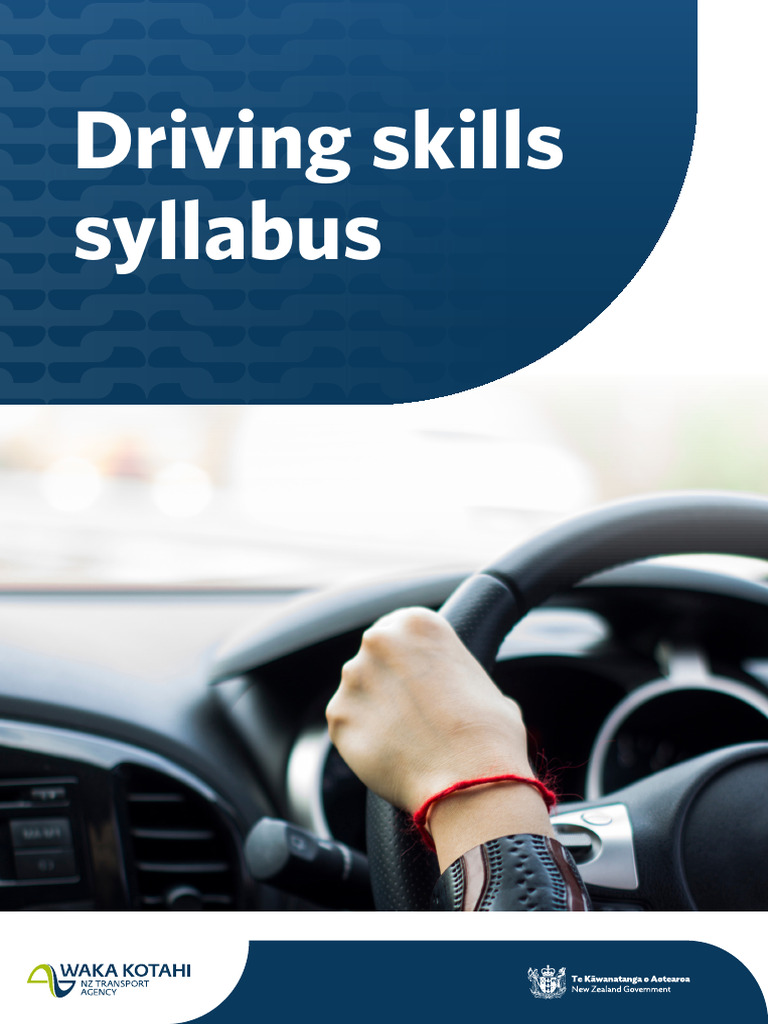 Driving Skills Syllabus | PDF | Manual Transmission | Traffic