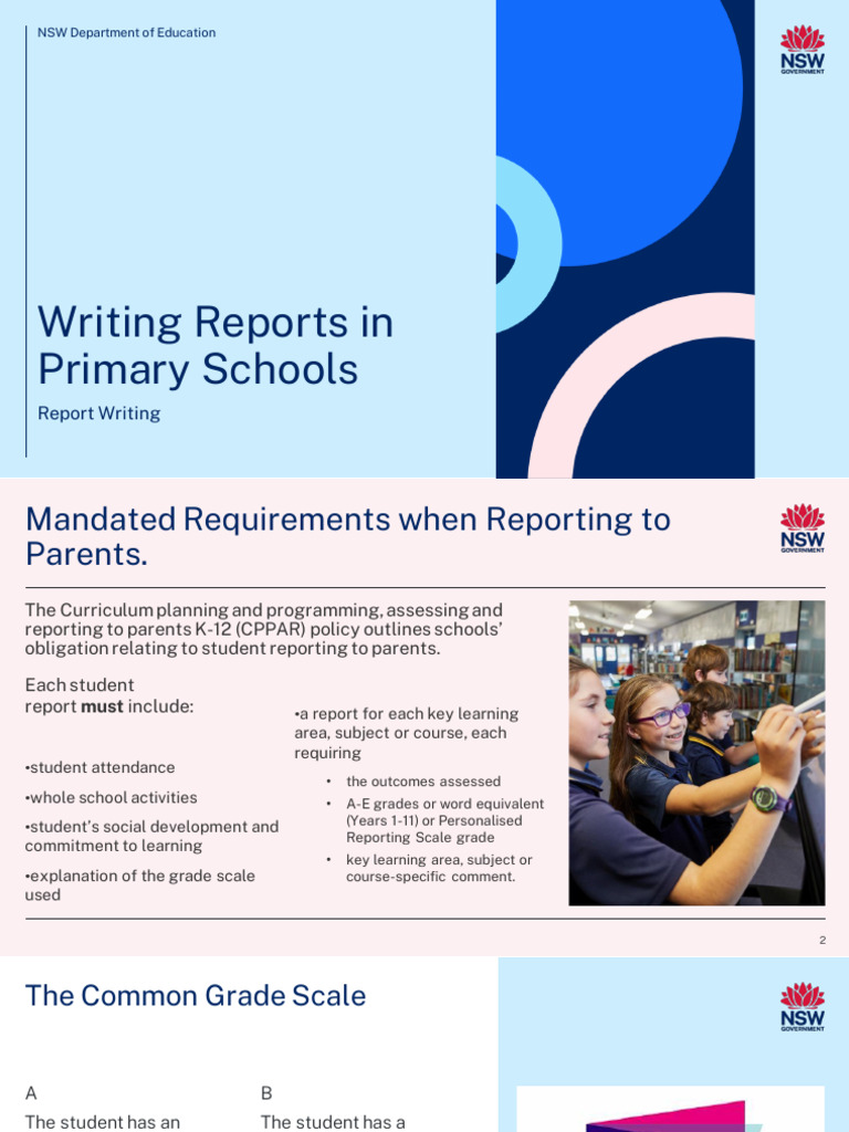 13 Writing Reports and Working With Parents For The First Time | PDF ...