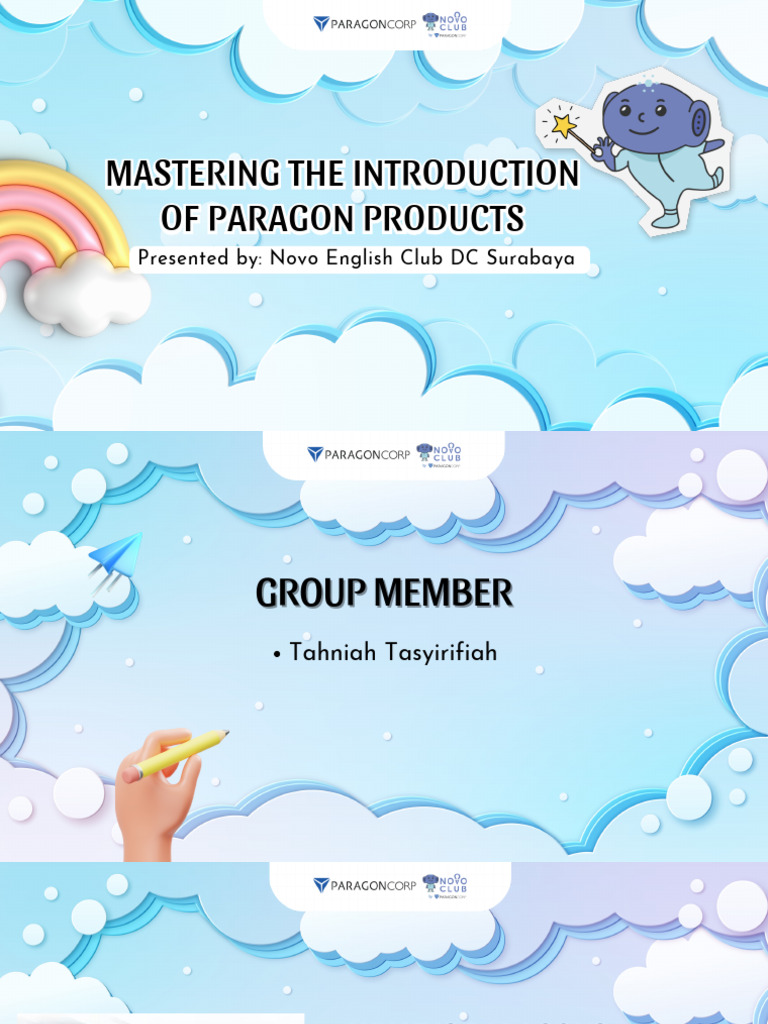TAHNIAH - Mastering The Introduction of Paragon Products | PDF ...