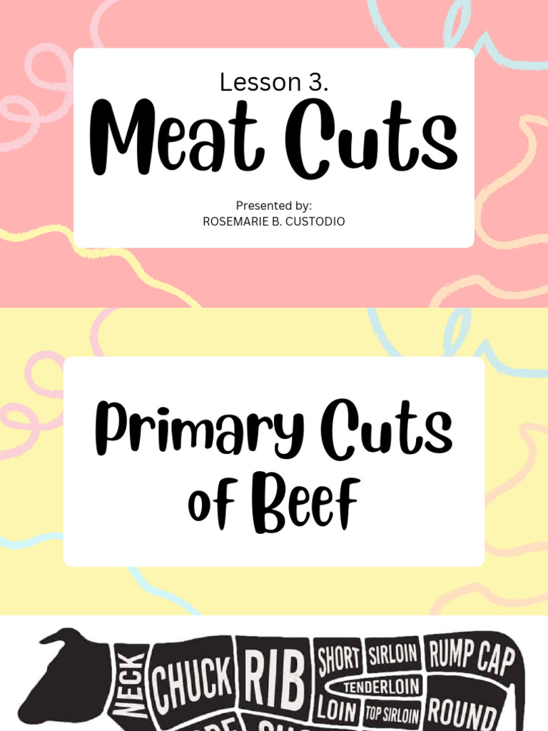Understanding Meat Cuts and Marinades | PDF