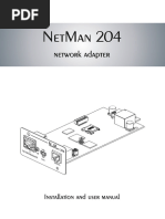 Netman 208 User Manual and Setup Guide | PDF | Computer Network | File ...