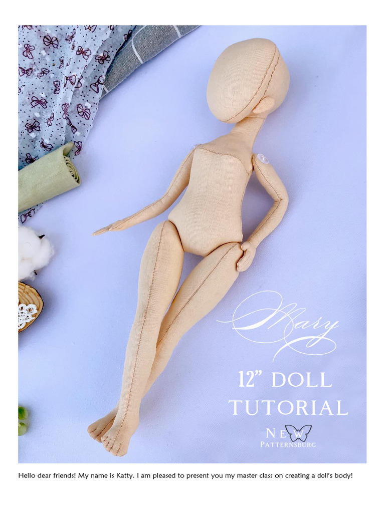 Doll Body Creation Masterclass | PDF | Sewing | Surgical Suture