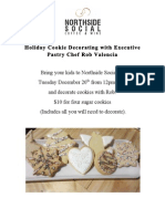 Holiday Cookie Decorating With Executive Pastry Chef Rob Valencia