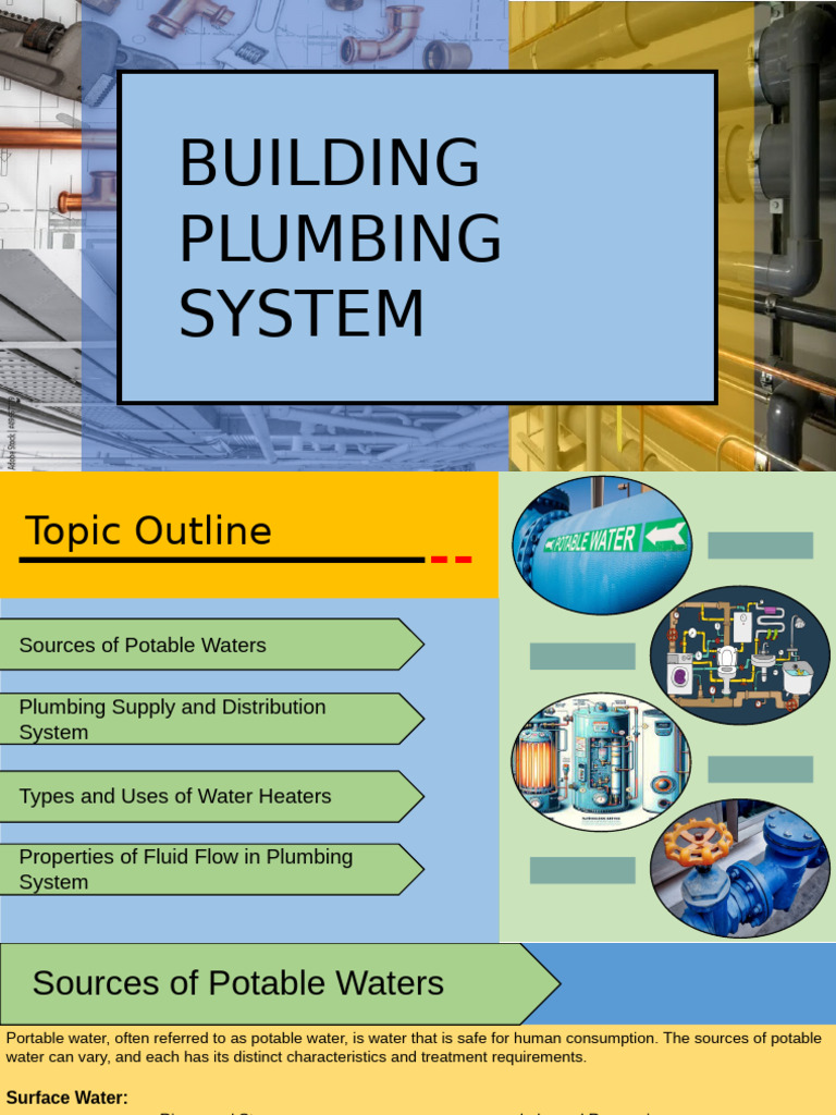 Plumbing System Design and Water Sources | PDF | Water Heating ...