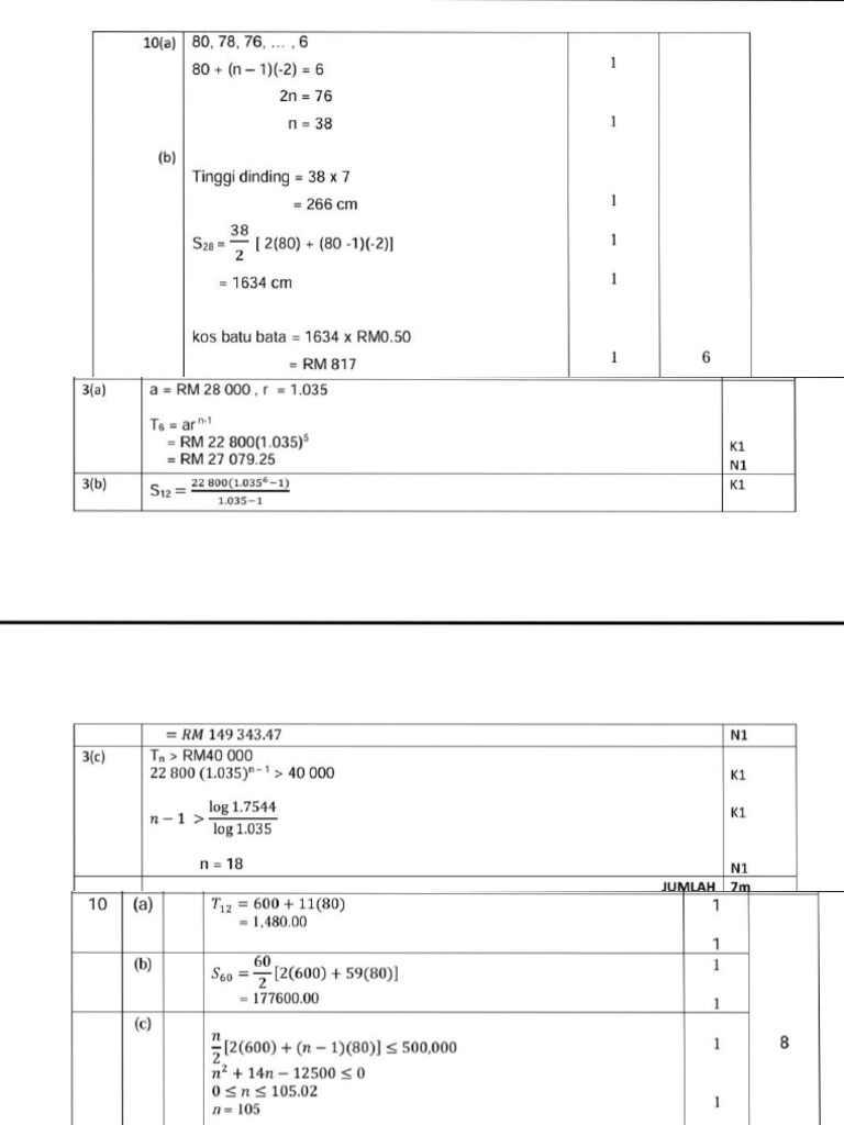 Answer - Day 33 Add Maths Questions | PDF
