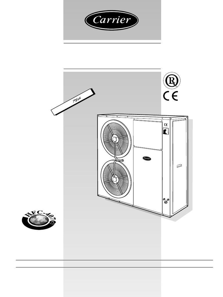 Manuel d'installation 30RA/30RH Carrier | PDF | Soupape | Climatisation