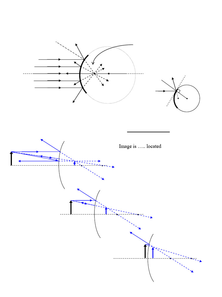 Diverging Mirrors: Image Formation Guide | PDF | Glass Engineering And ...